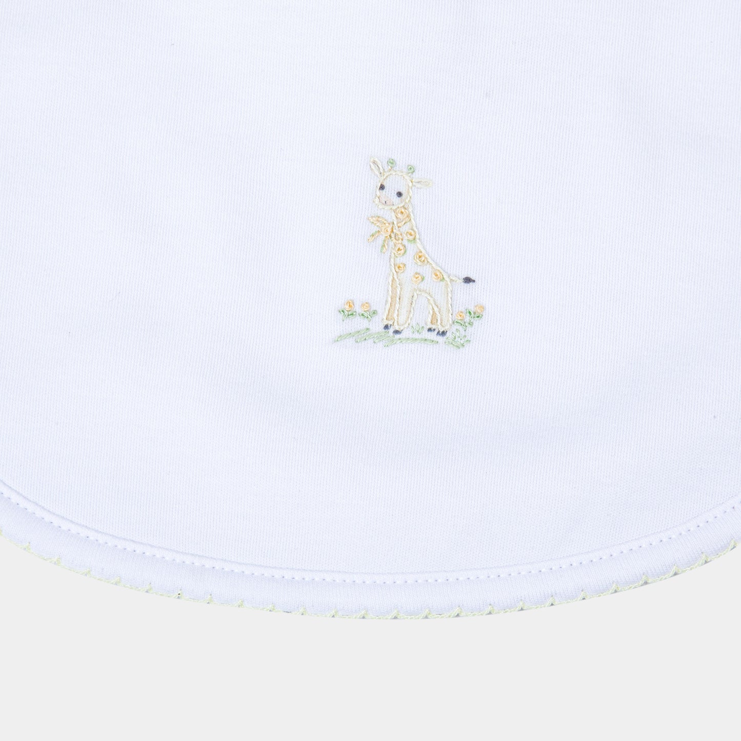 Vintage Giraffe Bib | Yellow