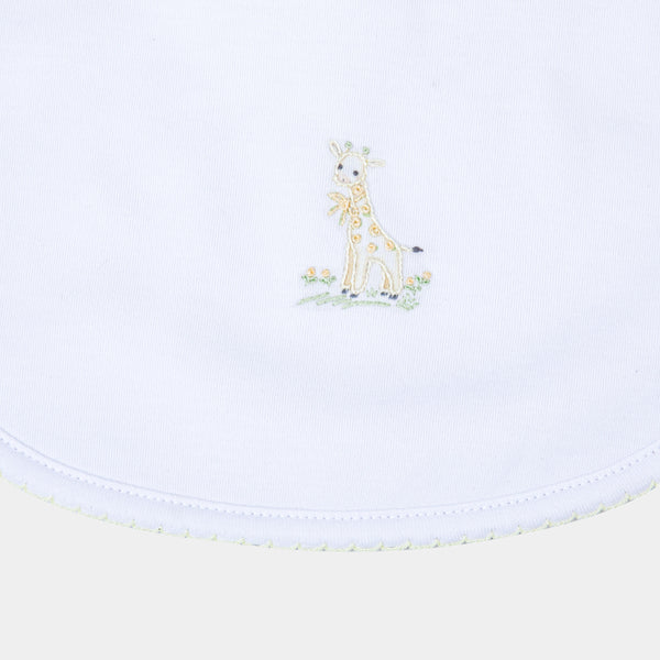 Vintage Giraffe Bib | Yellow