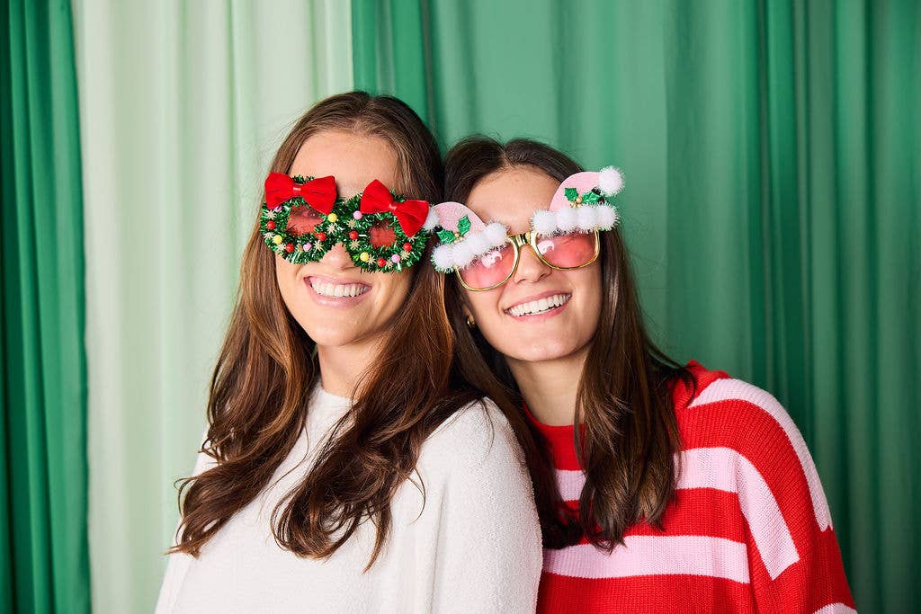 Pinkmas Party Novelty Glasses