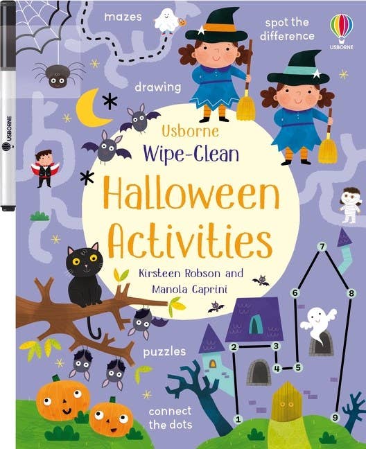 Wipe-Clean Halloween Activities | Usborne