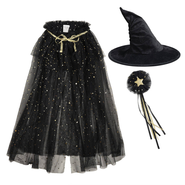 Black Witch Dress Up Kit Costume