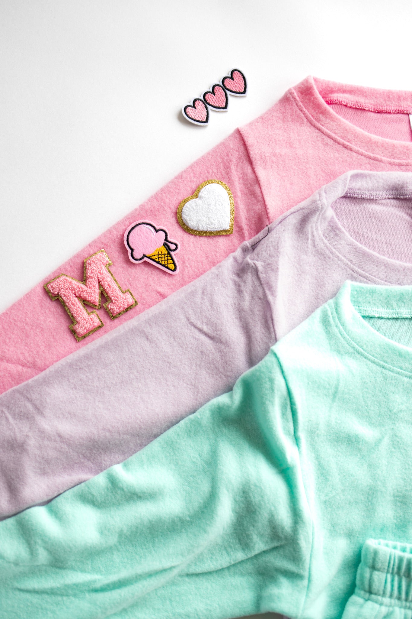 Spring Custom Crewneck Patch Set!