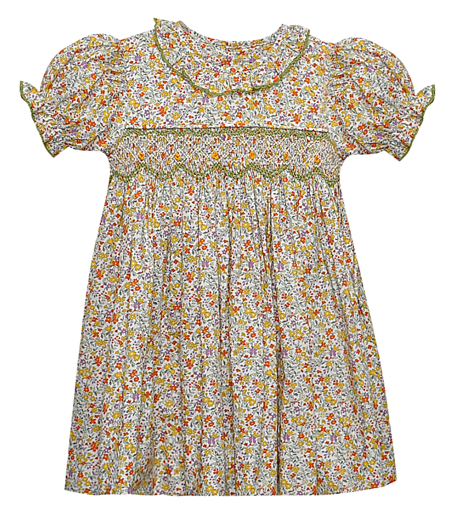 Juliette Dress | Yellow Flower