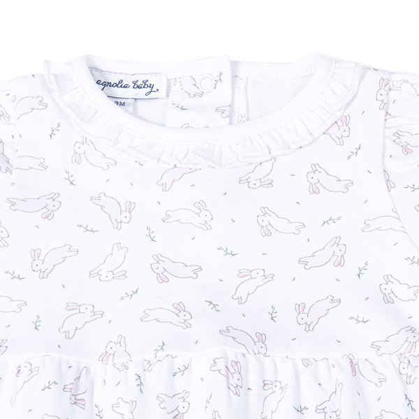 Bunny Hop Short Sleeve Bubble | Pink