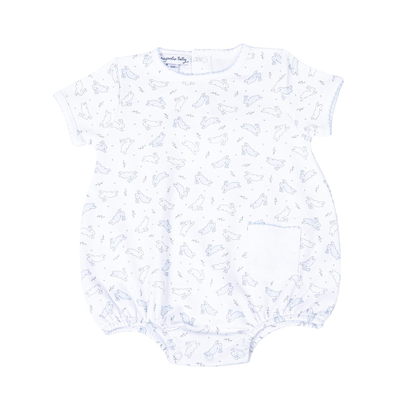 Bunny Hop Short Sleeve Bubble | Light Blue