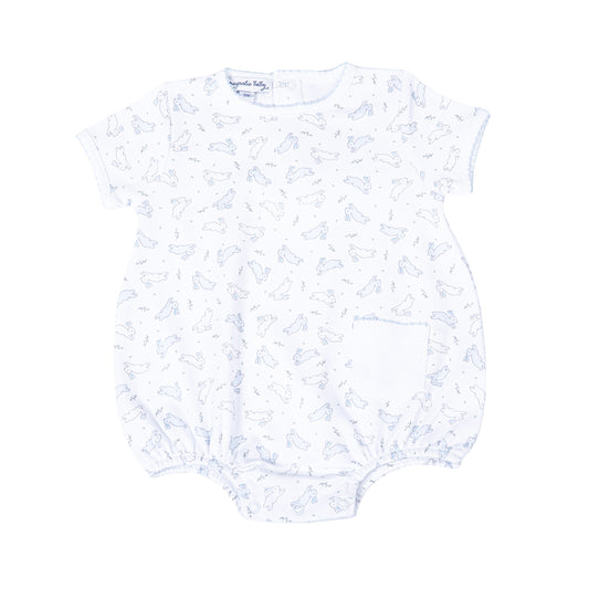 Bunny Hop Short Sleeve Bubble | Light Blue