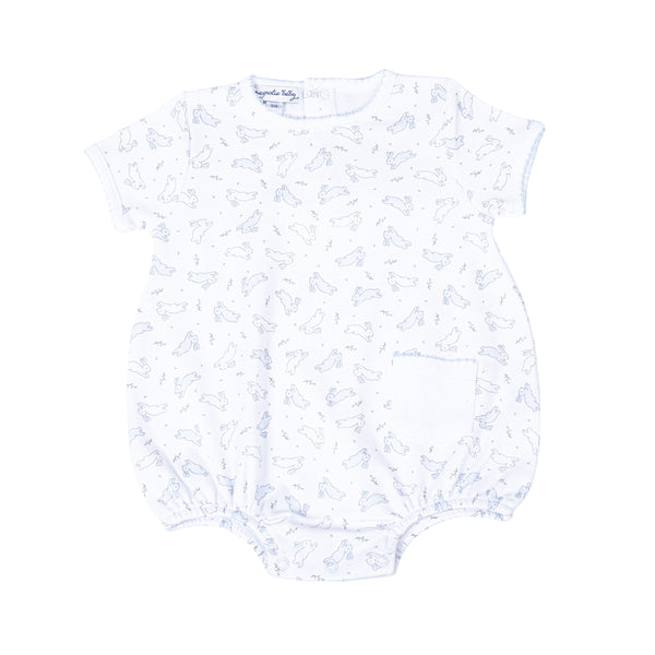 Bunny Hop Short Sleeve Bubble | Light Blue