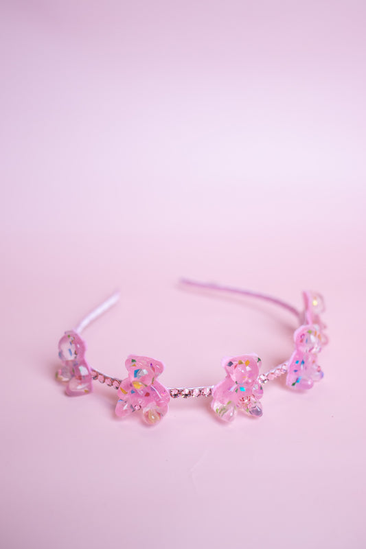 Rock Candy Bow Bracelet  Yellow/Pink – Magpies Nashville