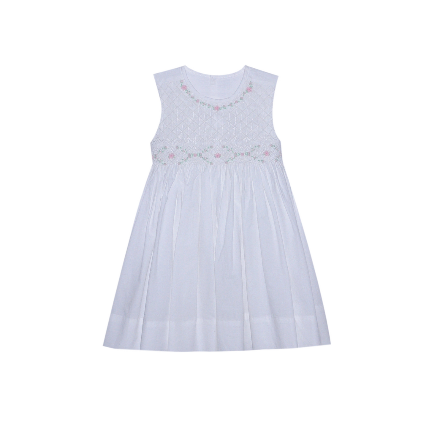 Cate Sleeveless Dress | White