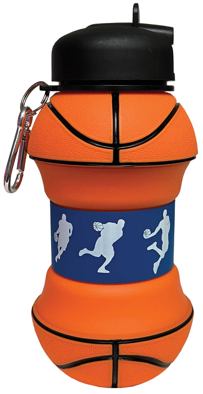 Basketball Collapsible Water Bottle