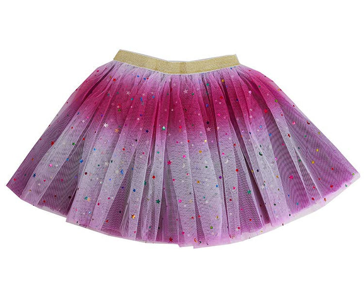 Purple Metallic Moon and Star Tutu