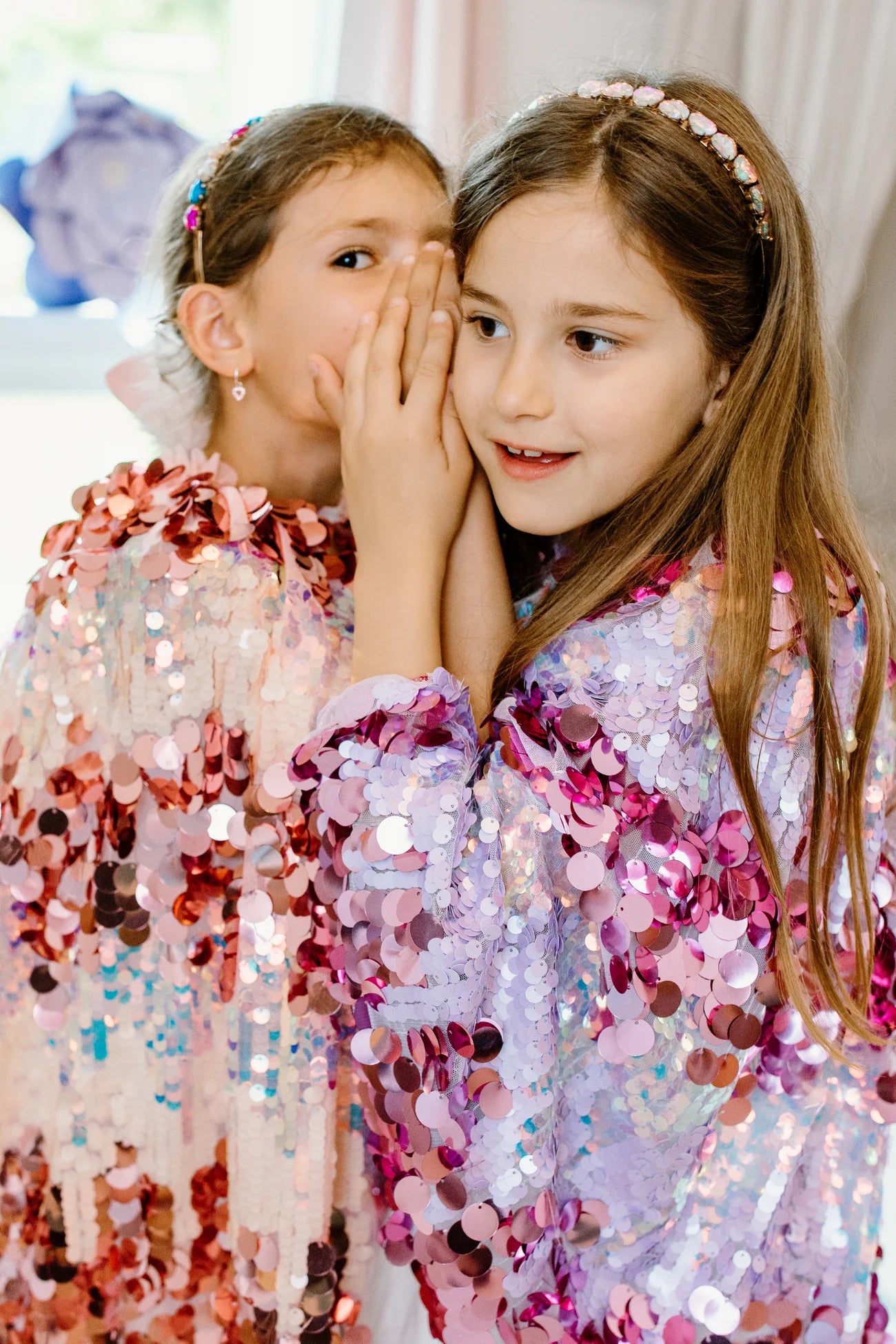 The 5th Avenue Pailette Cape | Pink