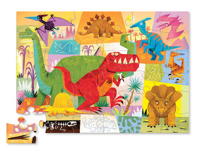 36-Piece Shaped Box Puzzle - Dinosaur