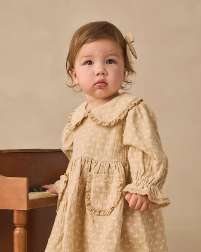 MARISOL DRESS BUTTERSCOTCH FLORAL