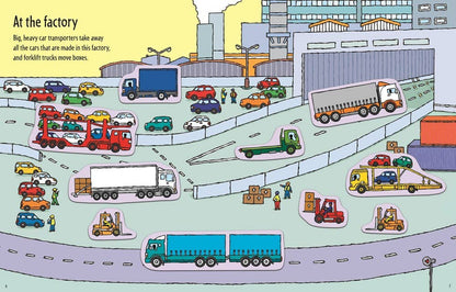 First Sticker Book Trucks | Usborne