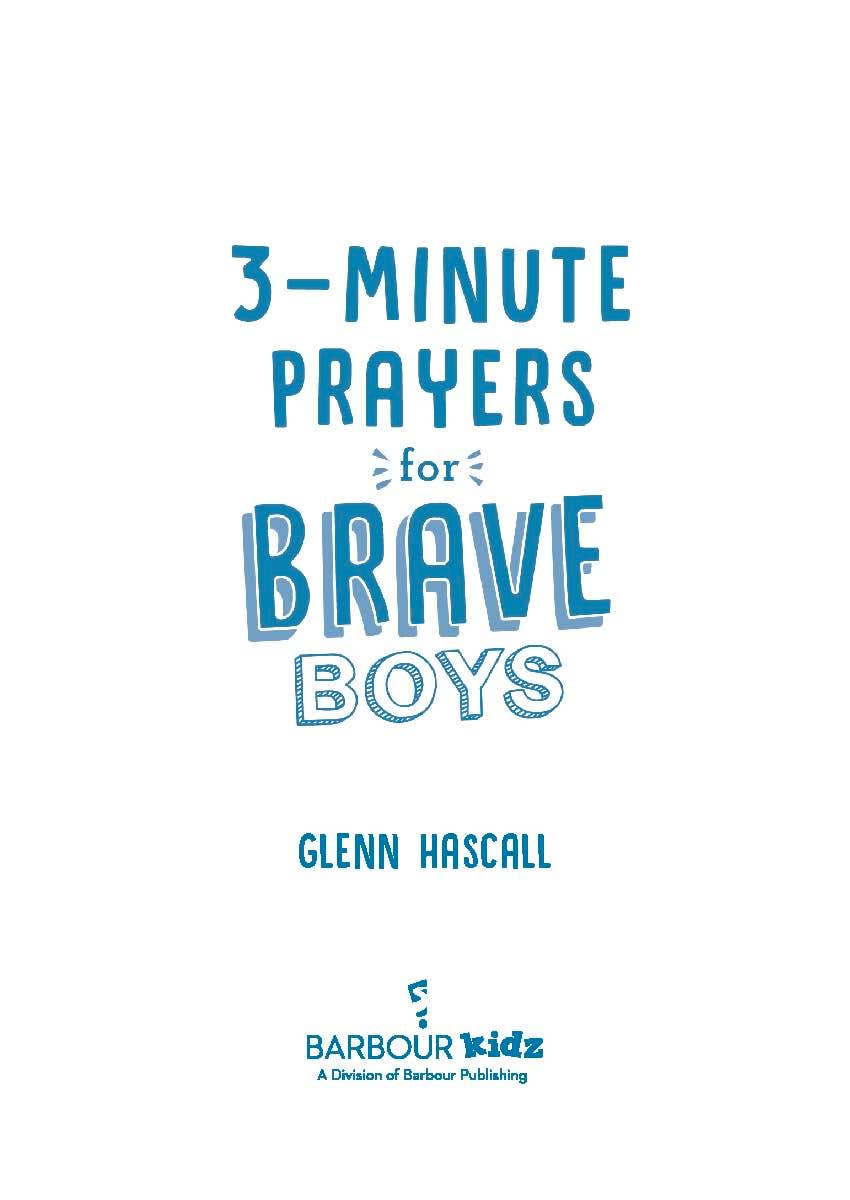 3-Minute Prayers for Brave Boys