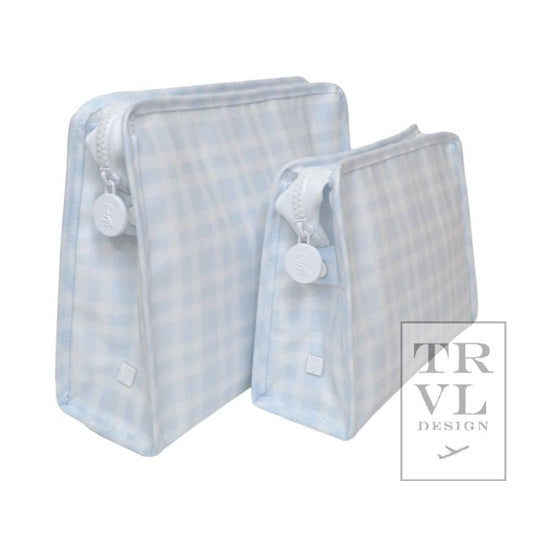 Roadie Large | Pimlico Plaid Blue