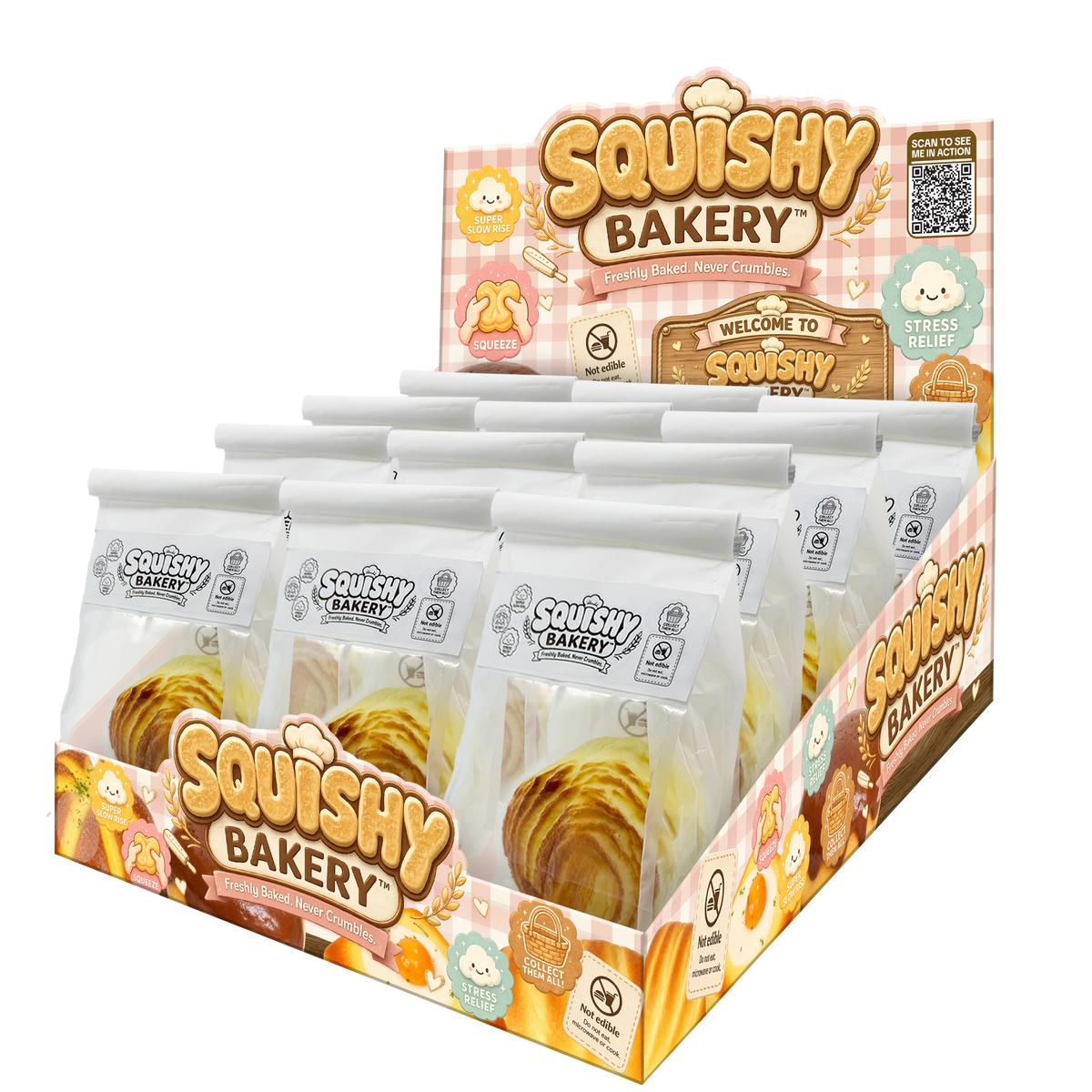 Bakery Slow Rise Squishy Bread Variety