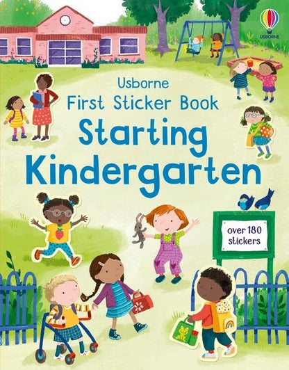 First Sticker Book Starting Kindergarten | Usborne