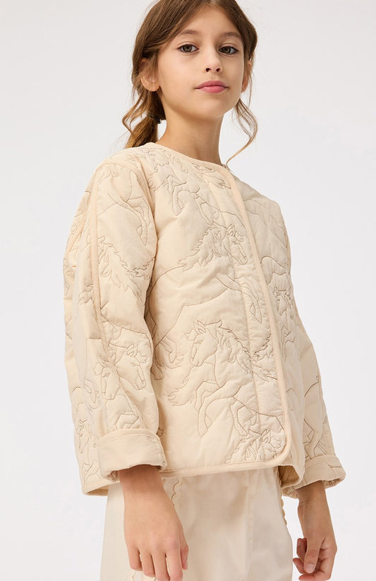 Holley Quilted Jacket | Brazilian Sand