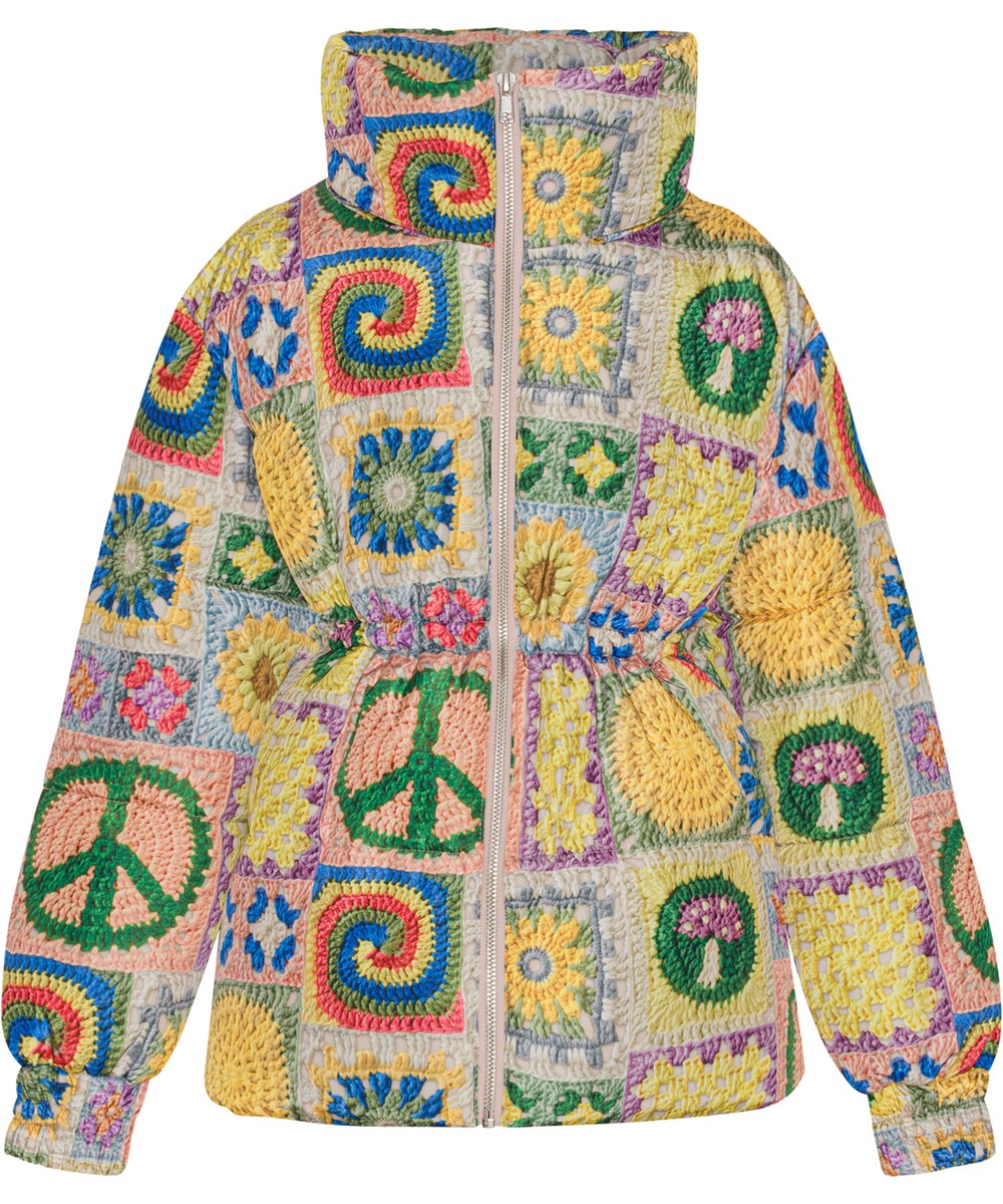 Joyfull Crochet Puffer Coat
