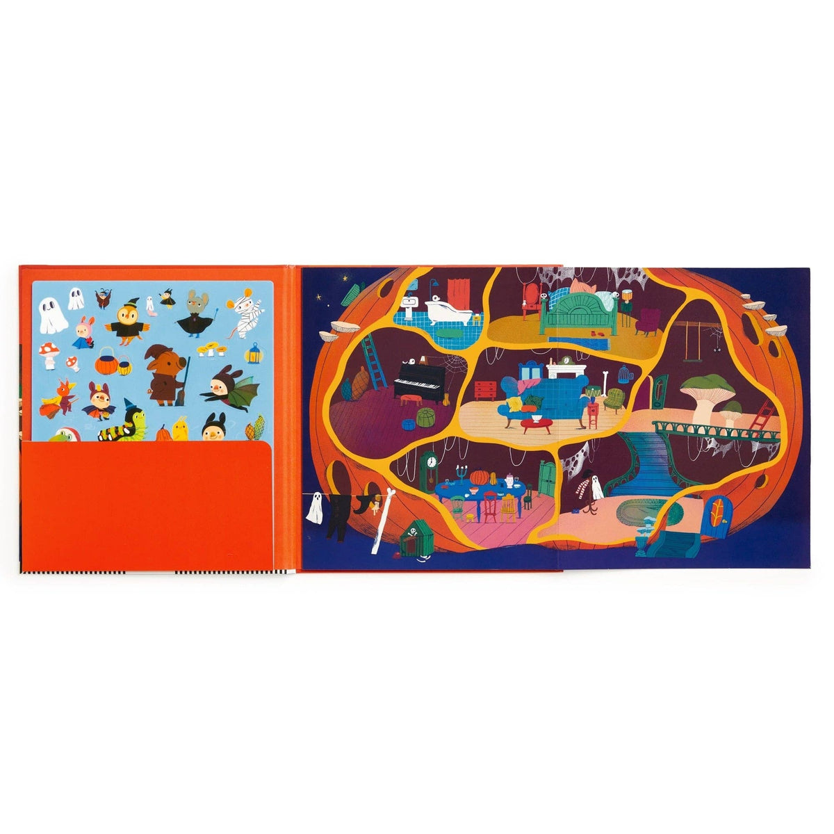 Pumpkin Village Sticker Play Reusable Activity Set