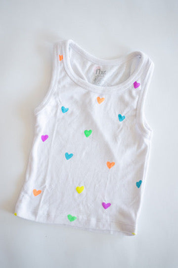 Neon Multi-Heart Tank