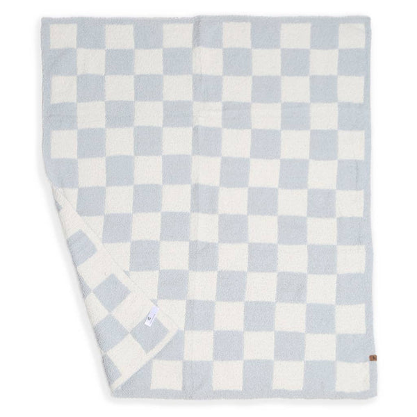 Kids Checkered Pattern Soft Throw Blanket | Pink