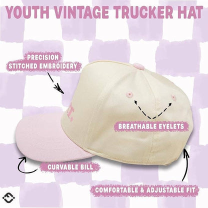 Big Sister Hat | Light Pink & Beige