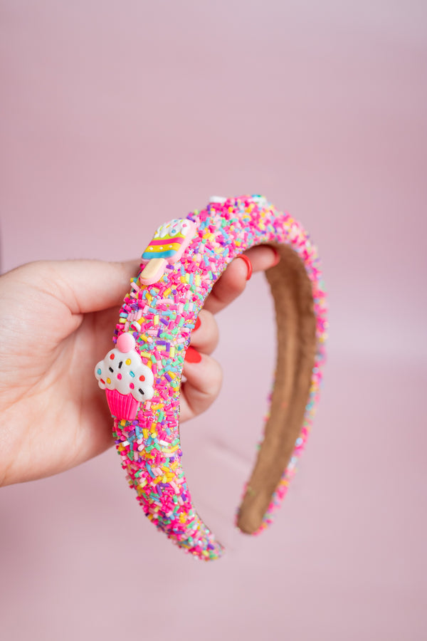 All Over Sprinkle Charm Headband | Sweet Treat