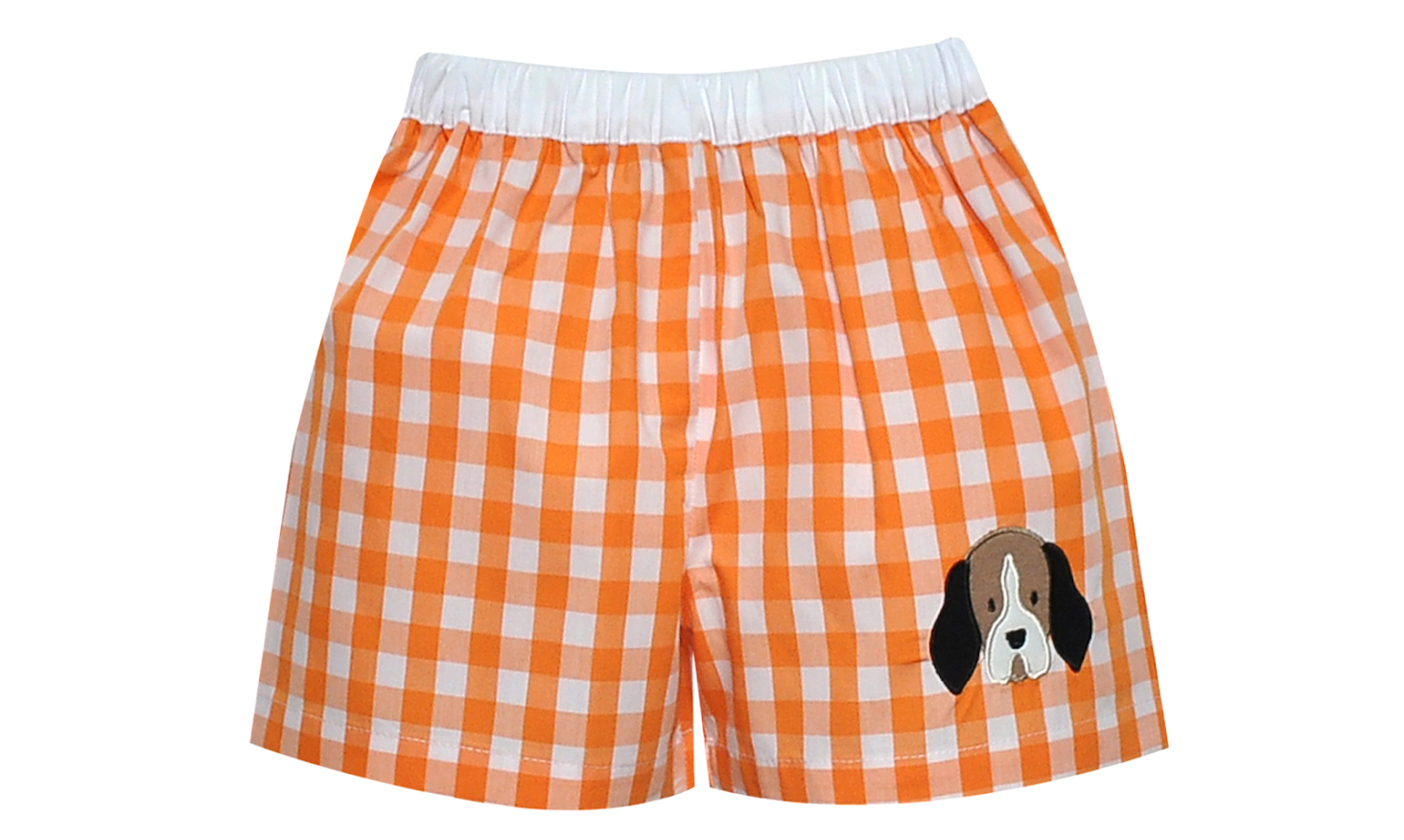Orange & White Shorts