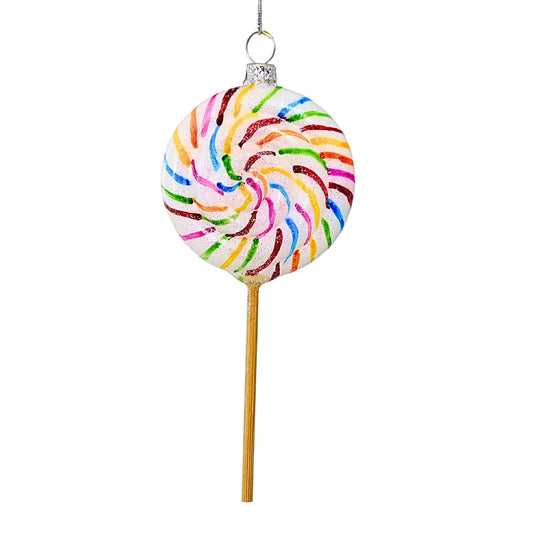 Rainbow Lollipop Ornament