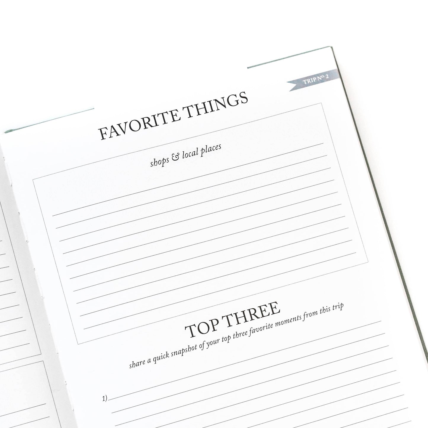 Travel Journal | Sage Green