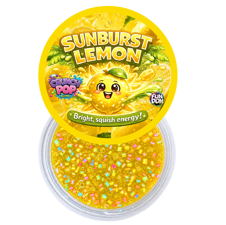 Fun Doh Crunch Pop Color Sensory Squishy Slime | Assorted