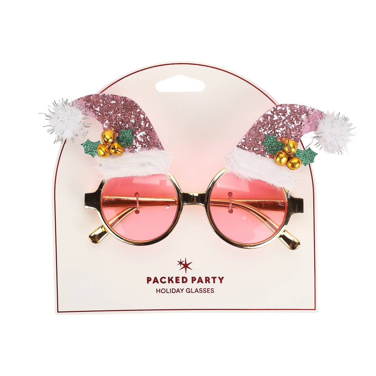 Pinkmas Party Novelty Glasses