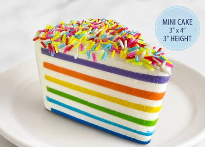 Rainbow Cake Squishy Rainbow Sprinkles
