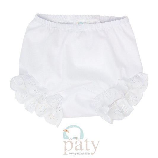 Double Seat Eyelet Diaper Cover