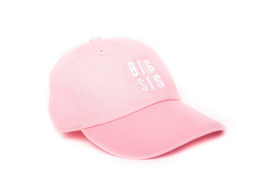 Light Pink Big Sis Hat: Child (5Y-10Y)