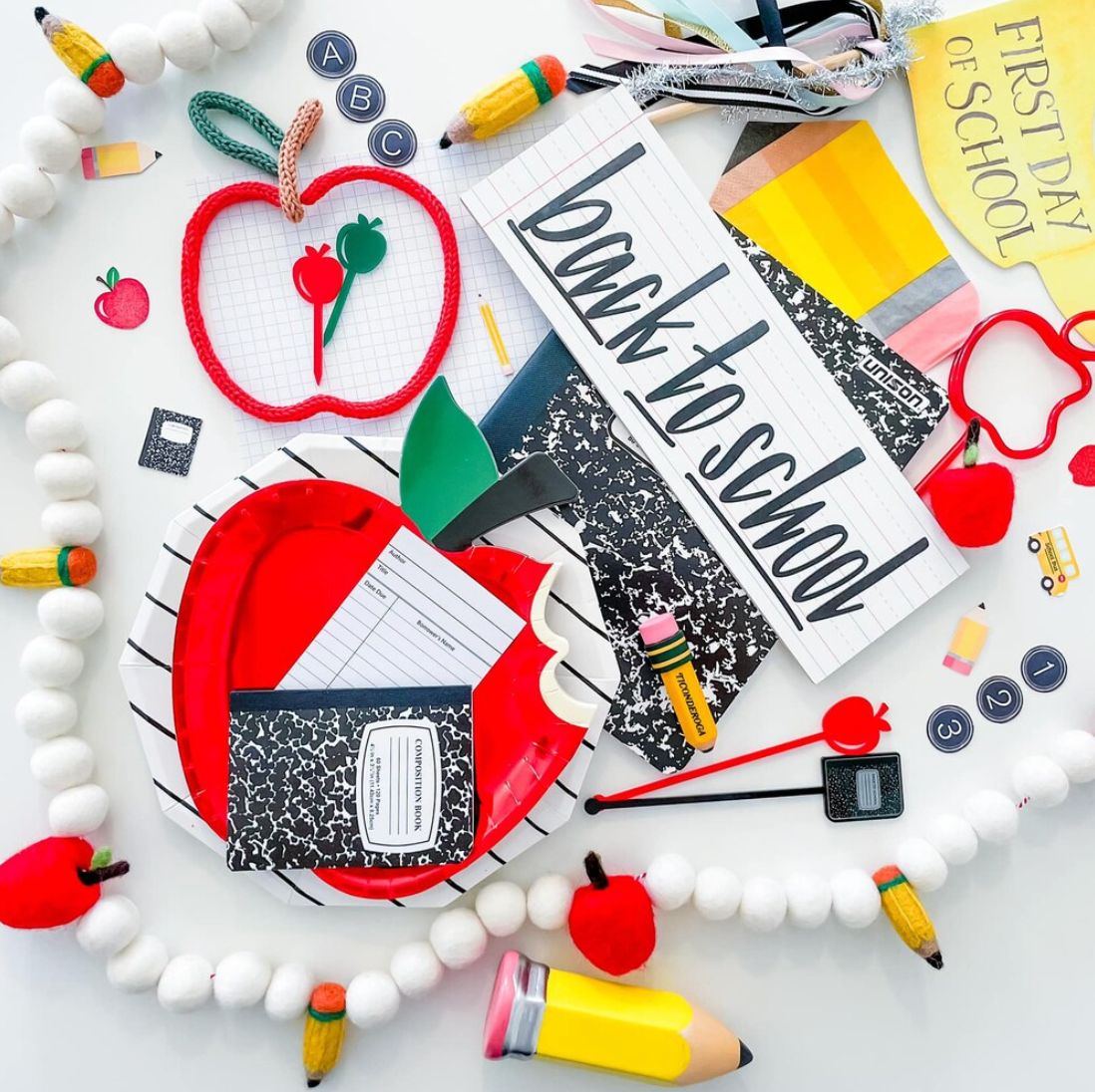 First Day of School Party Pennant (Back to School)