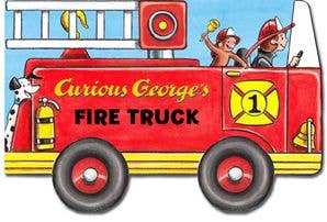 Curious George Fire Truck Mini Movers Board Book