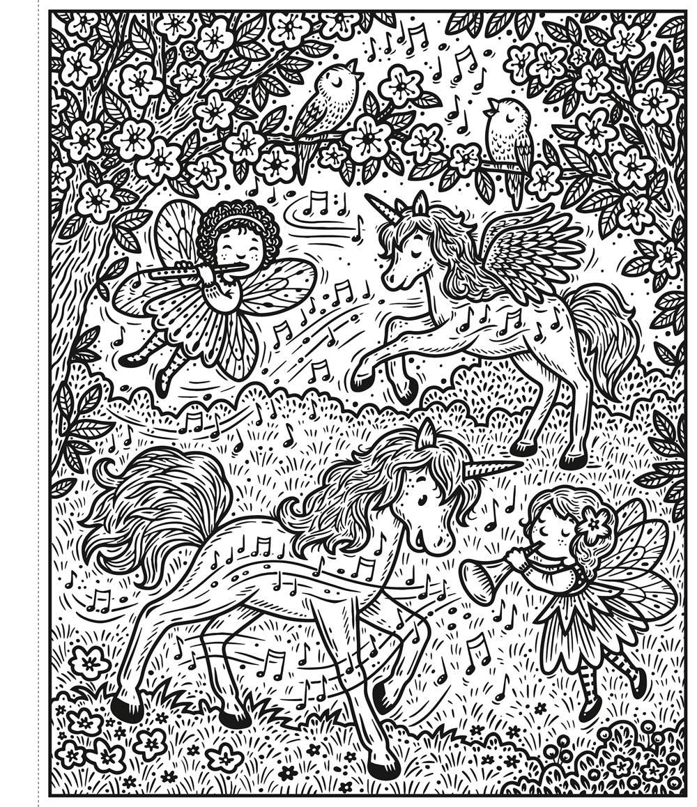 Unicorn World Magic Painting Book : Usborne