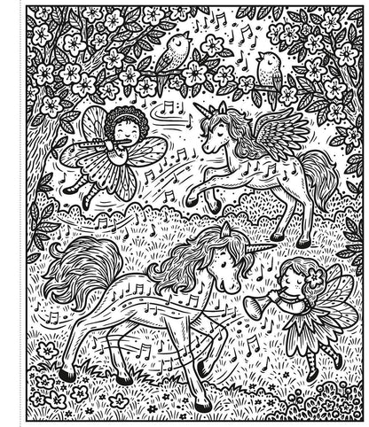 Unicorn World Magic Painting Book : Usborne