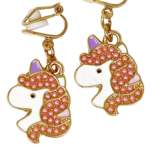 Unicorn Clip-on Earrings