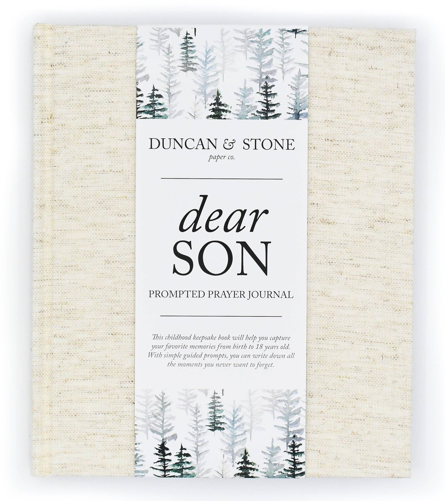 Dear Son Childhood Keepsake Book | Cream