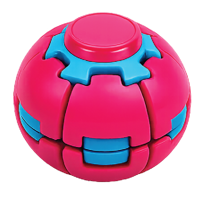 Power Spin Squeeze Fidget Ball | Assorted
