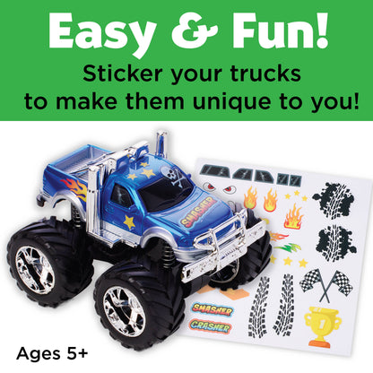 Decorate 2 Monster Trucks | Craft Kit for Kids
