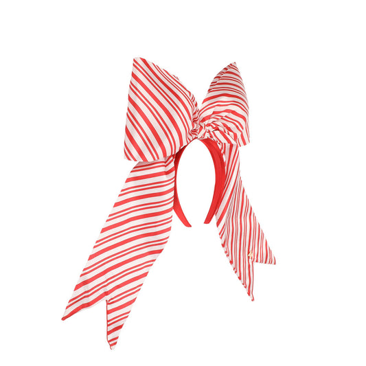 Peppermint Pop Jumbo Bow Headband