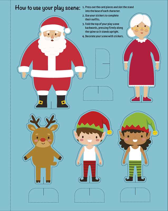 Santa & Friends | Dress-Up Sticker Book