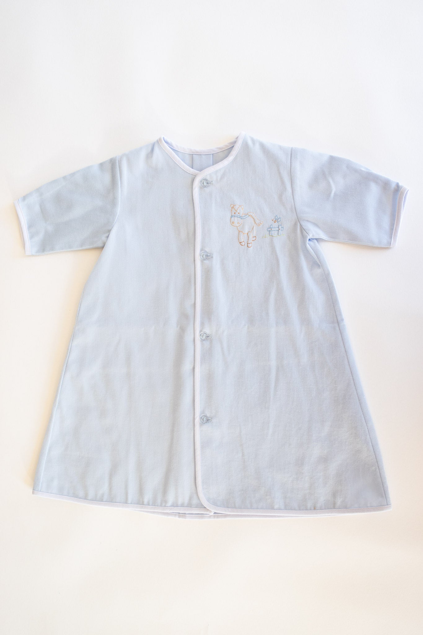 Pique Day Gown | Farm Horse, Blue