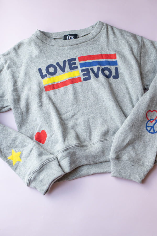 Double Love Sweatshirt | Misty Grey